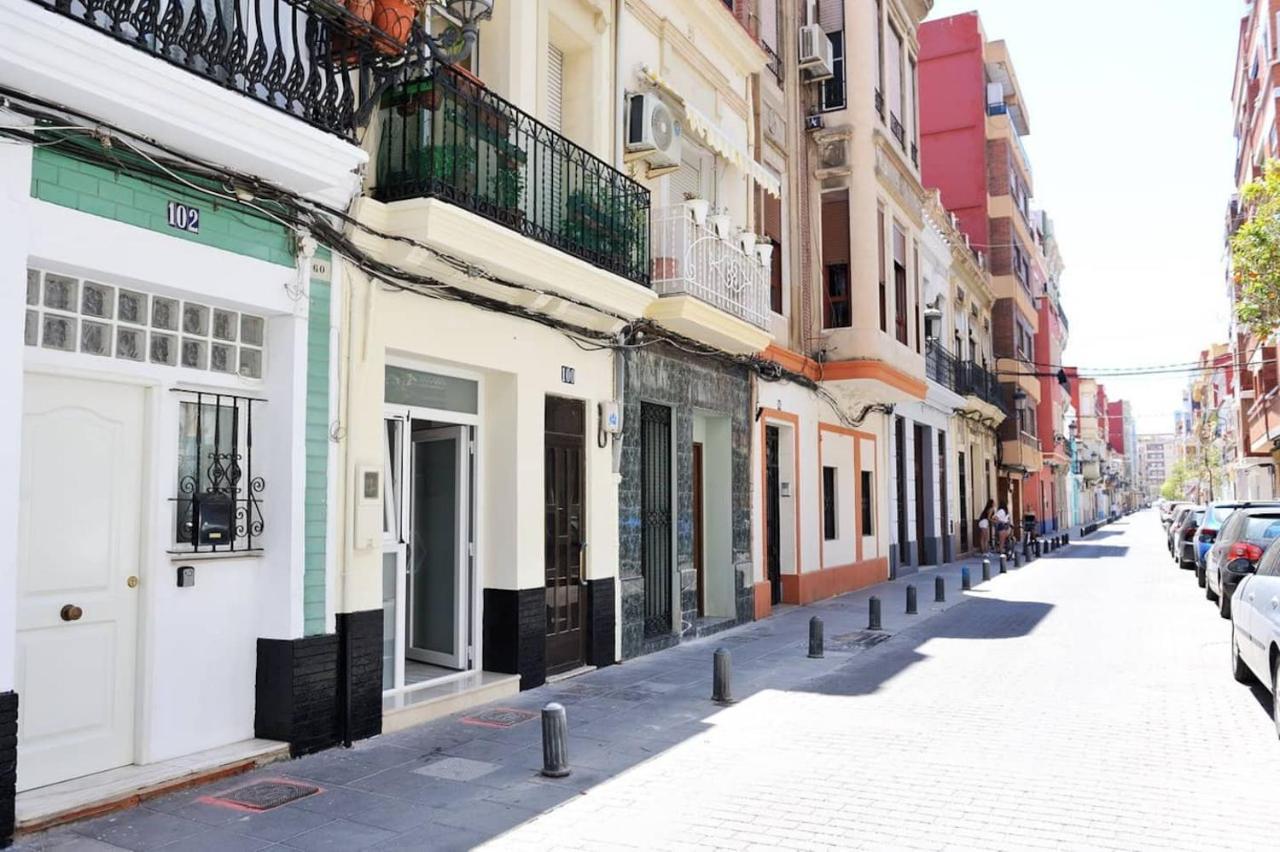 Chic Estudio Privado Al Lado De La Playa Valencia Exterior photo