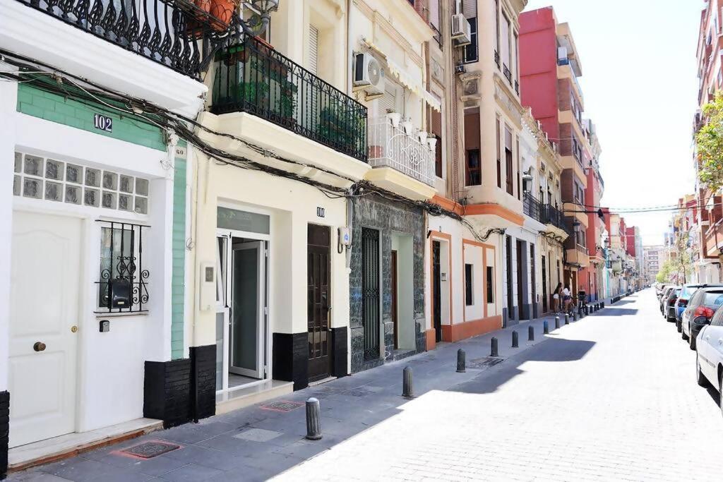 Chic Estudio Privado Al Lado De La Playa Valencia Exterior photo