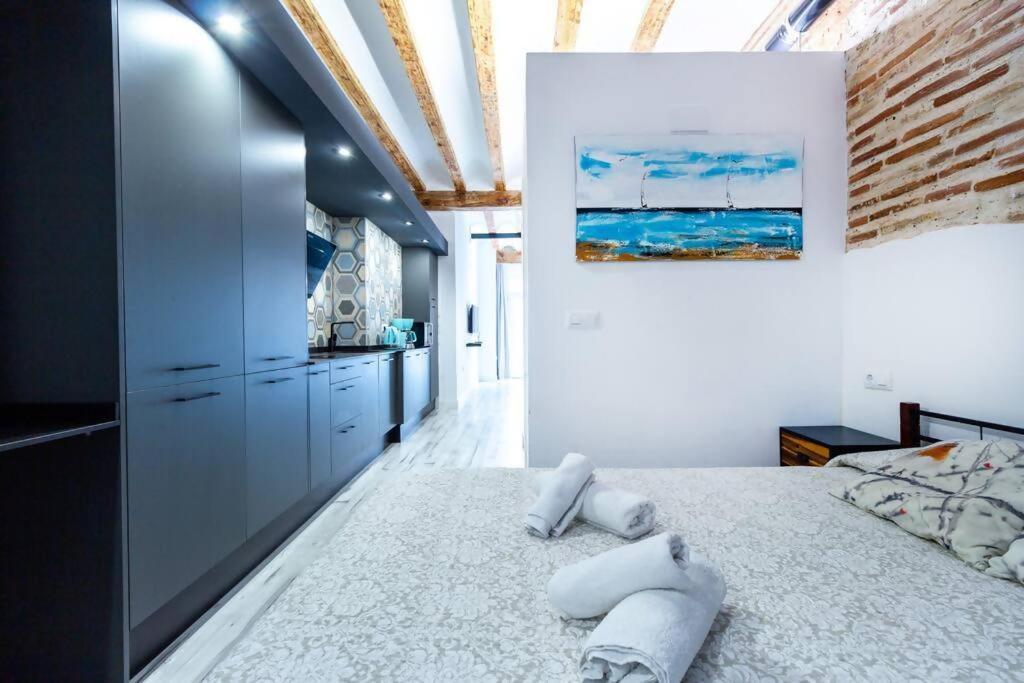 Chic Estudio Privado Al Lado De La Playa Valencia Exterior photo